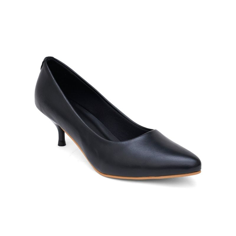SHUZ TOUCH Solid Belly Heel Black (EURO 40) (EURO 40)