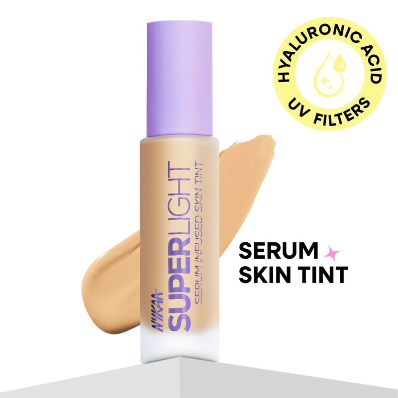 Nykaa Superlight Serum Matte Filter Finish Skin Tint Foundation - 320Y