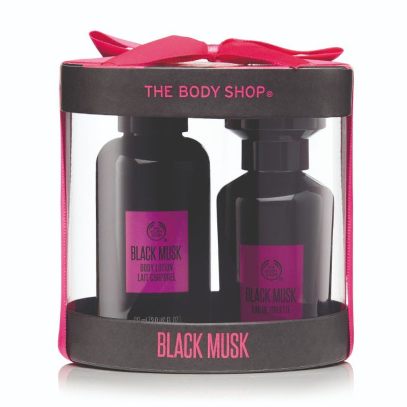 Black musk on sale body shop set