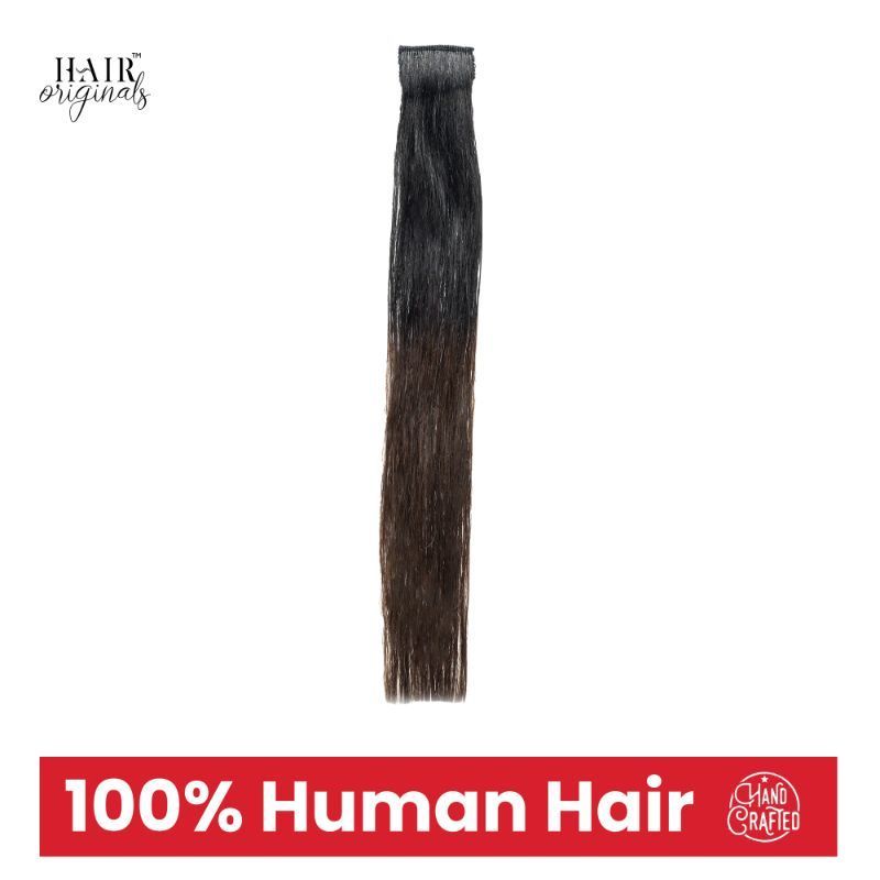 HairOriginals Clip-in Balayage Streaks 24inch - Mysterious Mocha