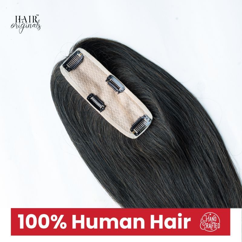 HairOriginals Scalp Topper 6*2 18inch - Natural Black