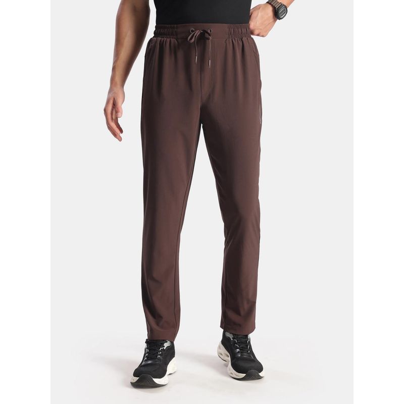 Jockey MV25 Men Recycled Microfiber Elastane Active Wear Trackpants - Java (M)