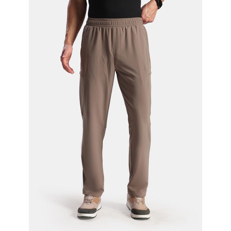 Jockey MV46 Men Recycled Microfiber Elastane Cargo Active Wear Trackpants-Dark Khaki (S)