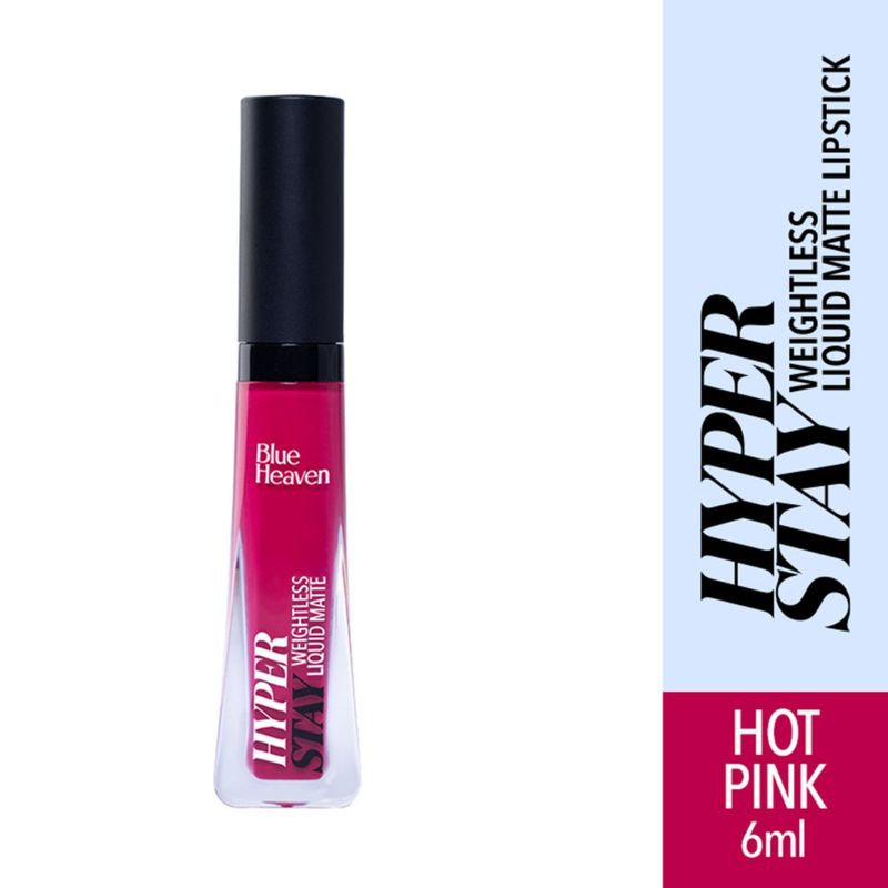 Blue Heaven Hyperstay Liquid Matte Lip Colour - Hot Pink 08