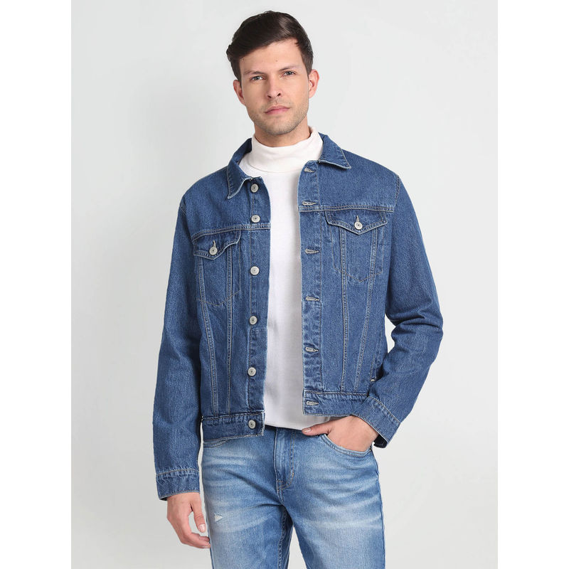 U.S. Polo Assn. Denim Co. Spread Collar Denim Jacket (2XL)