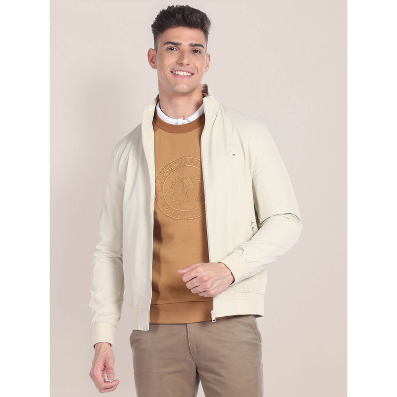 U.S. POLO ASSN. High Neck Solid Jacket (2XL)