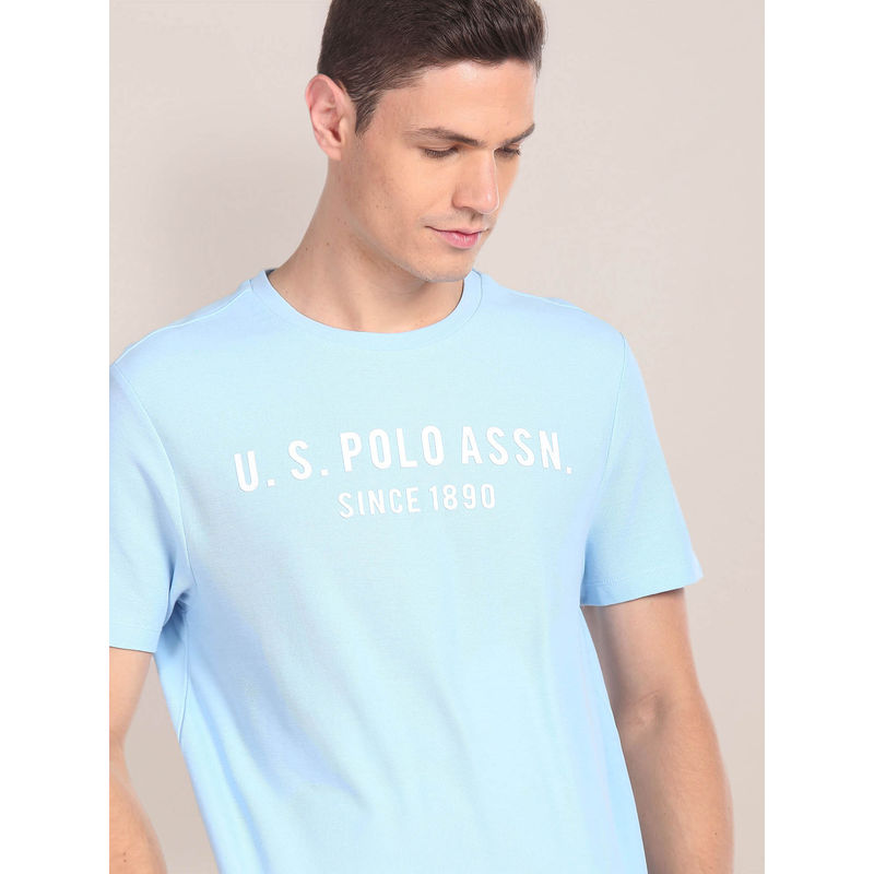 U.S. POLO ASSN. Brand Print Pique T-Shirt (M)