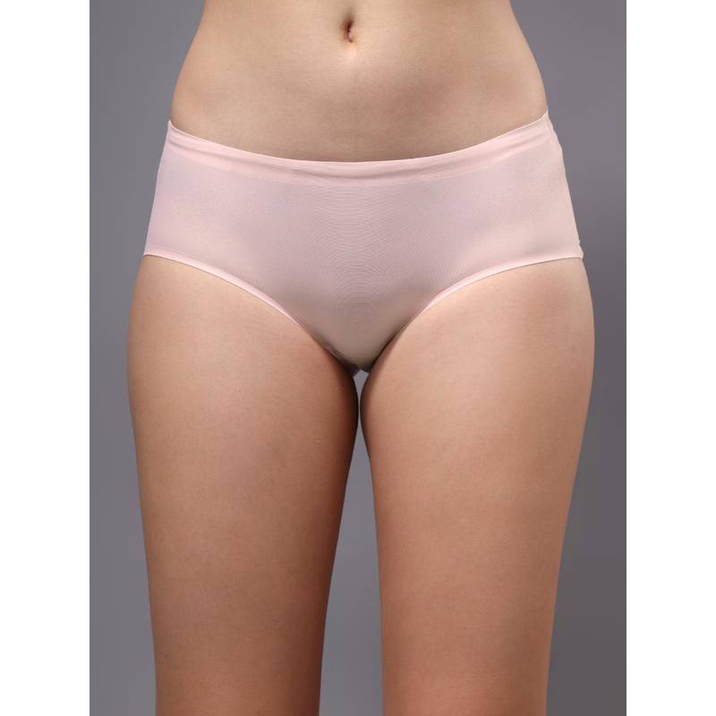 BRACHY Women Lavender Seamless Hipster Briefs Mid Waist Full Coverage Panty (S)