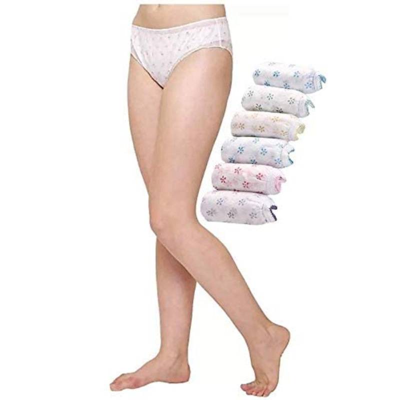 BRACHY Women Disposable Cotton Panties for Body Massage/Surgeries/Maternity/Periods