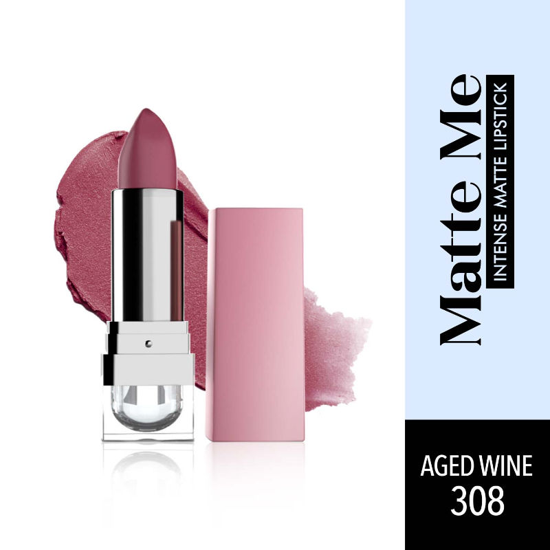 Blue Heaven Matte Me Intense Matte Lipstick - Aged Wine 308