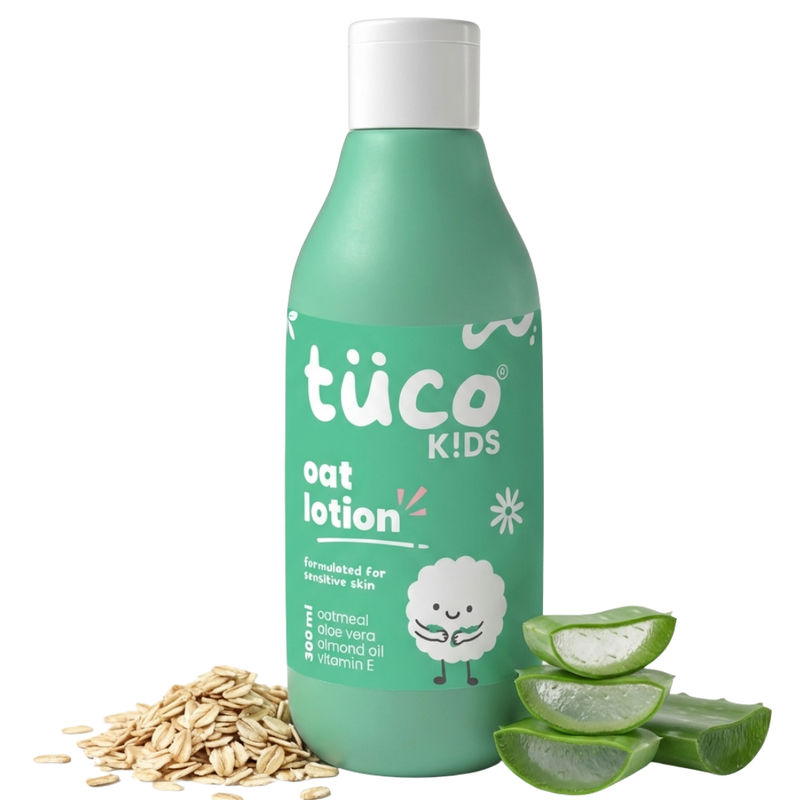 TuCo Kids Body Lotion with Aloe & Almond, 8-hr Moisture, Non-Greasy, For Deep Moisturization