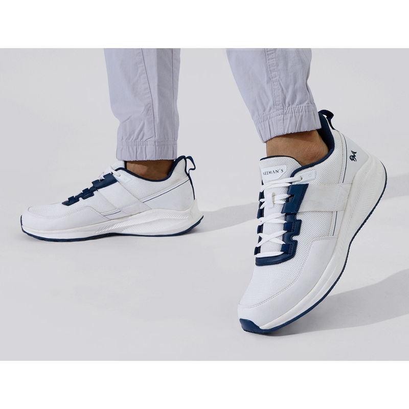 Neeman's The Exuberants Sneakers - White & Navy Blue (UK 6)