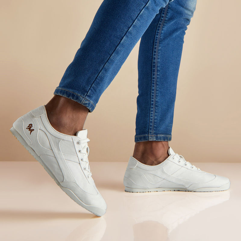 Neeman's Urban Casual Sneakers - White & White (UK 4)