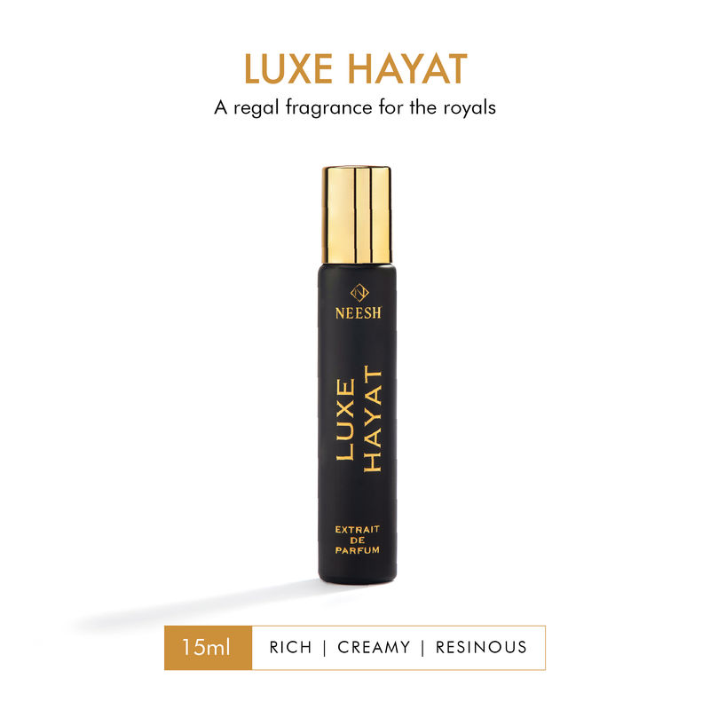 NEESH Luxe Hayat Extrait De Parfum – Earthy Rose Oud Perfume for Men