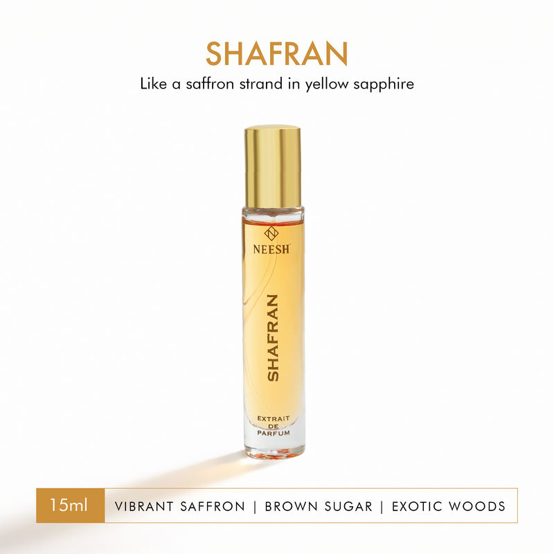 NEESH Shafran Extrait De Parfum – Spicy Saffron Perfume Unisex