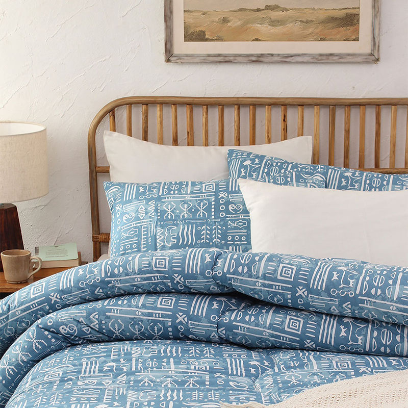 House This Gamathi Single Comforter Light Blue (Single)