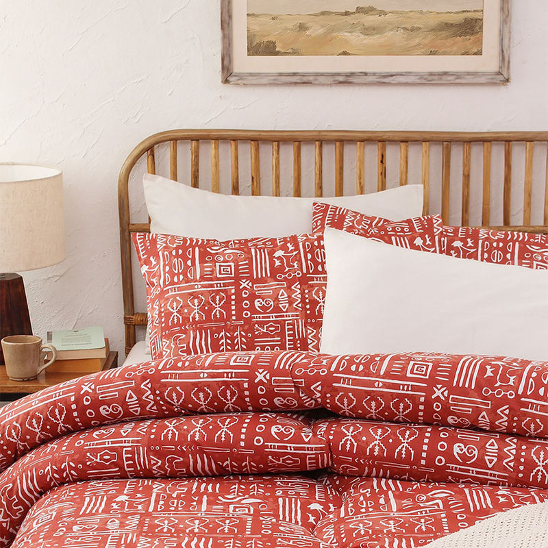 House This Gamathi Single Comforter Rust (Single)