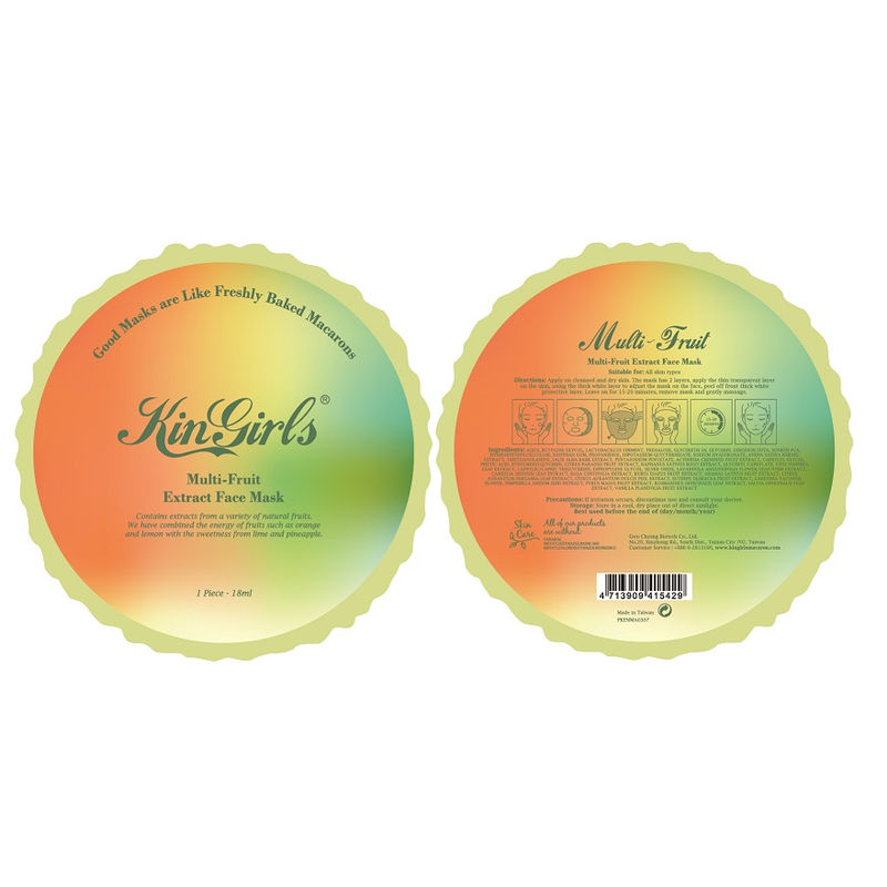 KinGirls Multi-Fruit Extract Face Mask