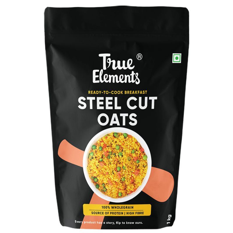True Elements Steel Cut Oats Gluten Free -Weight Management,