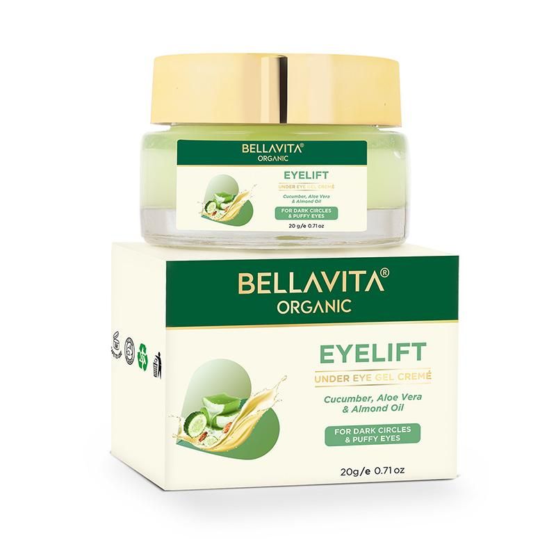 Bella Vita Organic EyeLift Under Eye Cream Gel for Dark Circles