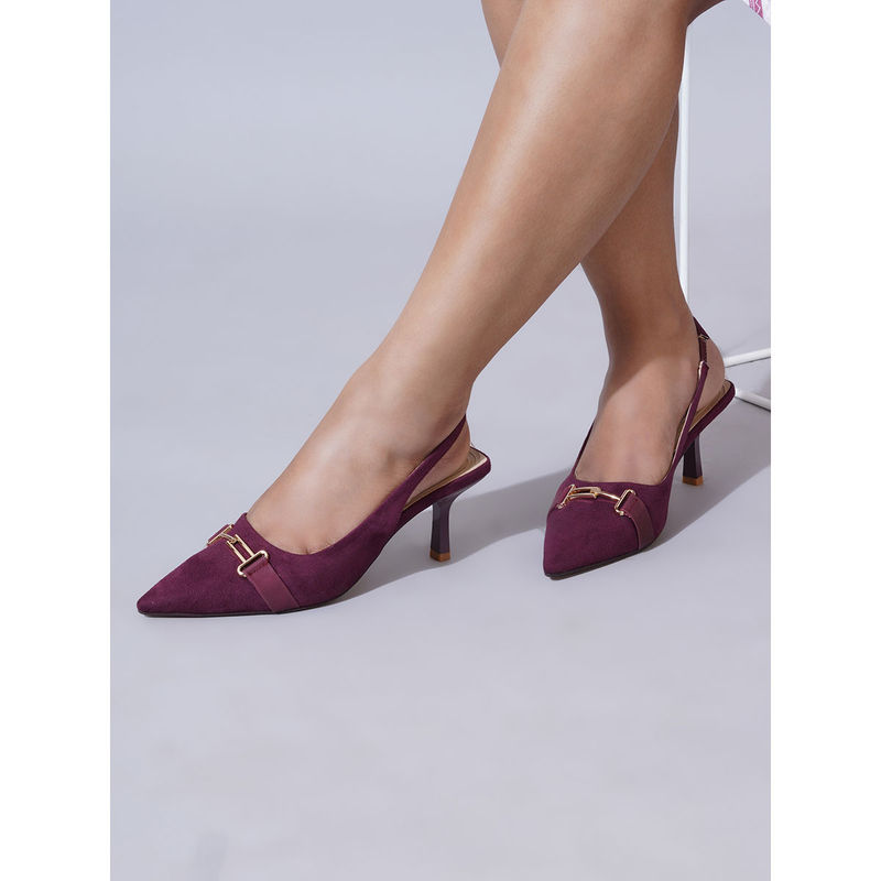 Sherrif Shoes Womens Burgundy Heeled Mules (EURO 37)