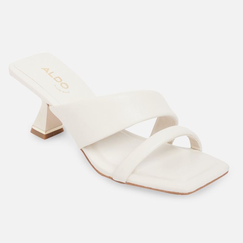 Thila White Leather Smooth Women's Platform sandals | ALDO Canada