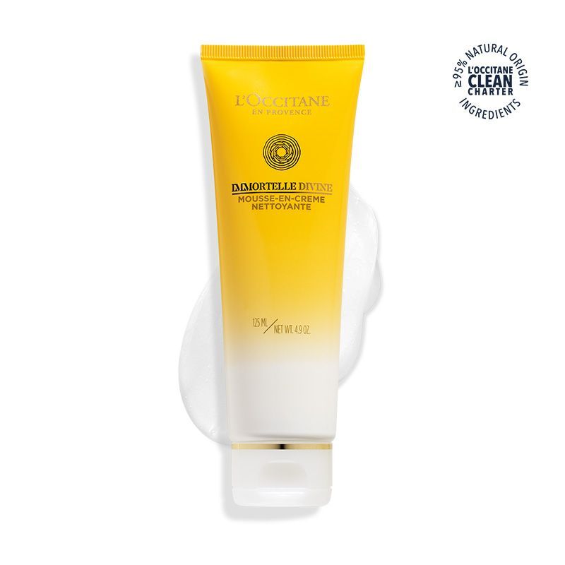 LOccitane Immortelle Divine Mousse-En Cream Nettoyante With AHA