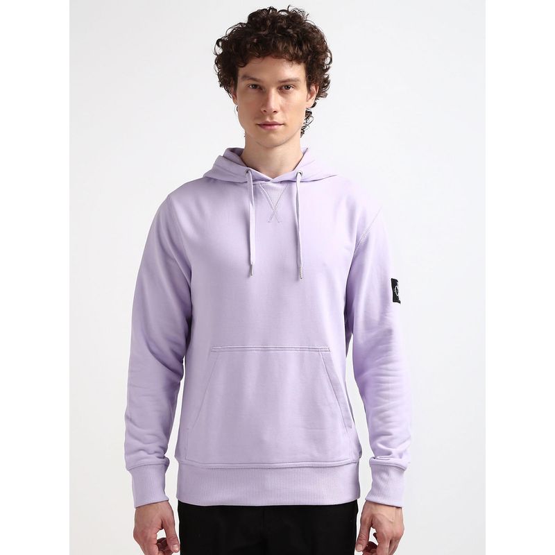 Calvin Klein Men Purple Color Sweatshirt (M)
