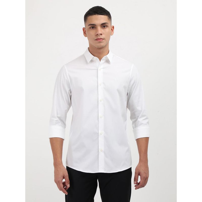 Calvin Klein Men White Color Shirt (XL)