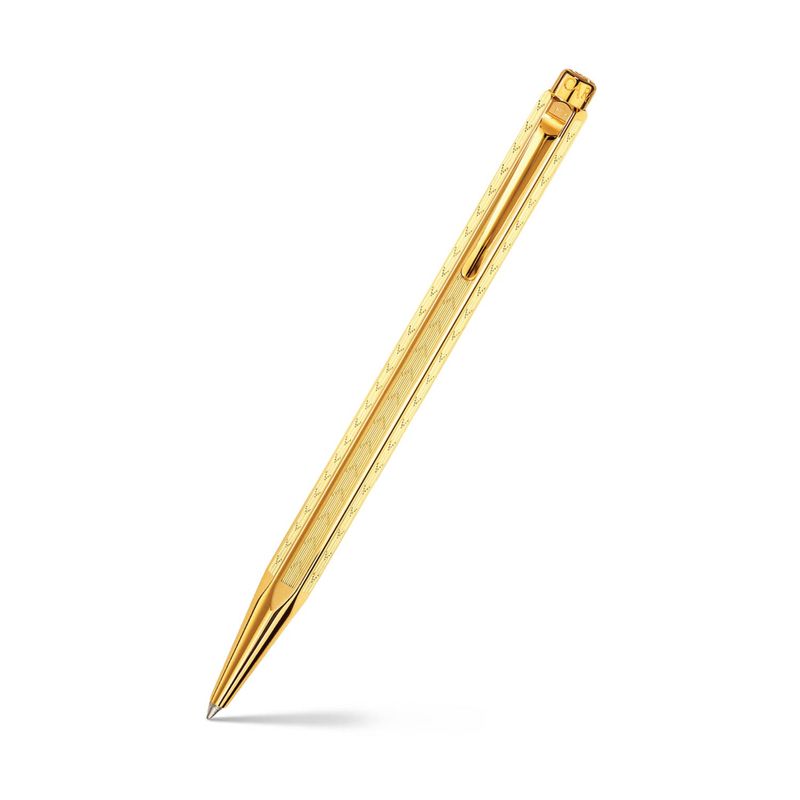 Caran D'Ache Ecridor Chevron Gilded Ballpoint Pen Gold Buy Caran D'Ache Ecridor Chevron