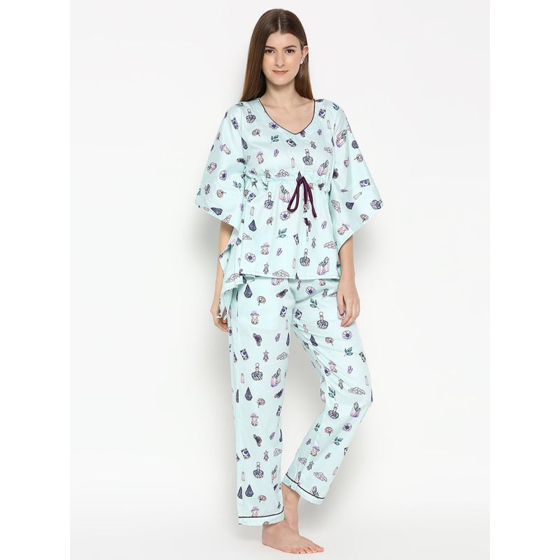 Buy Pyjama Party Dreamcatcher Kaftan Pj Set Pure Cotton Pj Set In