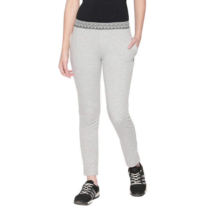 Bodyactive Womens Grey Trackpant-LL13-GRML-XXL