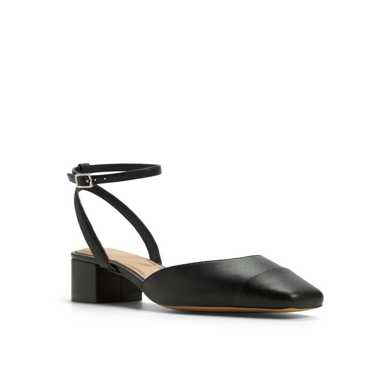 Aldo ADRIENA-IN001 Women Black Block Heeled Mules (UK 6)