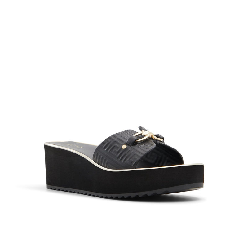 Aldo BERIANA-IN001 Women Black EVA Wedges (UK 7)
