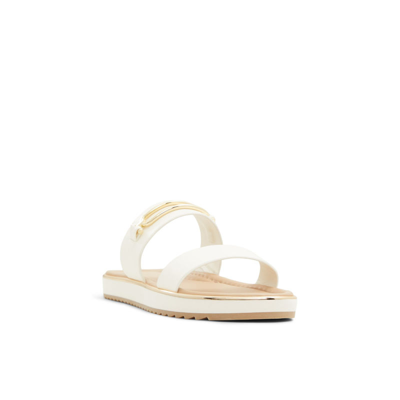 Aldo LAGOON-IN100 Women White EVA Sandals (UK 3)