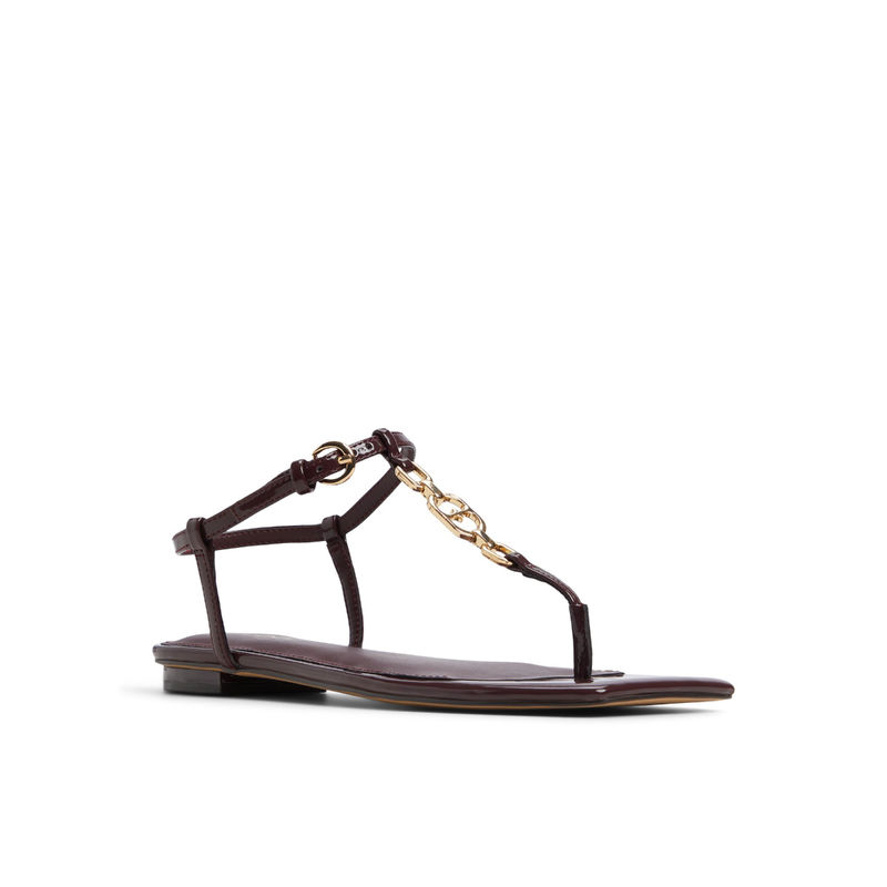 Aldo LORENZA-IN601 Women Bordo Maroon Flat Sandals (UK 6)