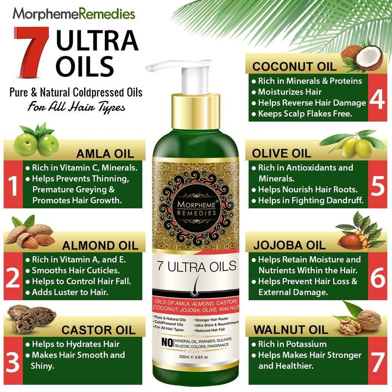 Morpheme Remedies 7 Ultra Hair Oils