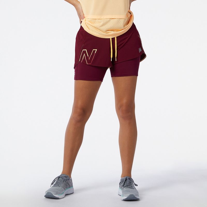 New Balance Women's Maroon Shorts (L)