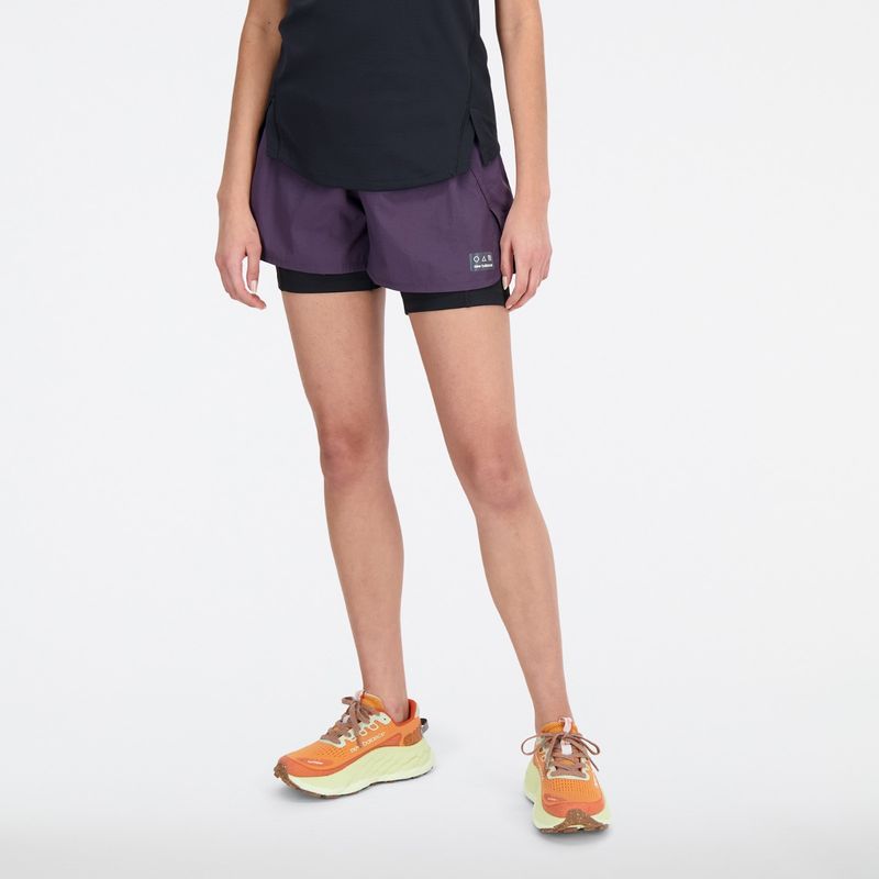 New Balance Women's Purple Shorts (L)