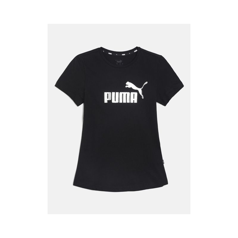 Puma Ess+ Girls Black Tshirts Buy Puma Ess+ Girls Black Tshirts