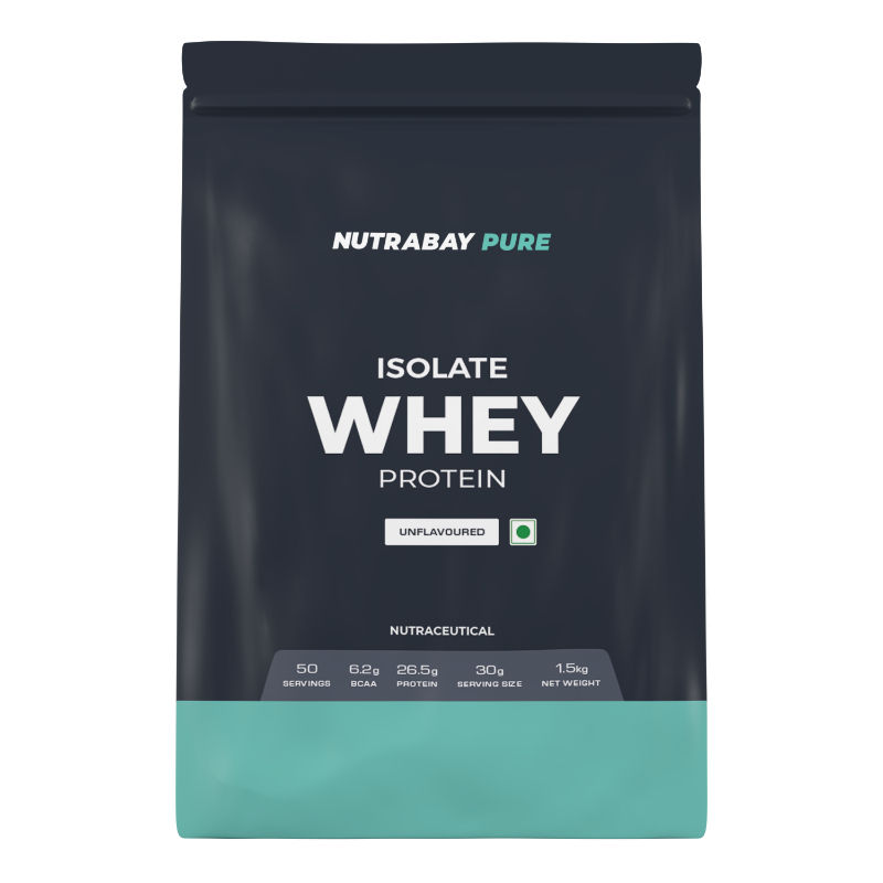 Nutrabay Pure Isolate Whey Protein Powder - Unflavored