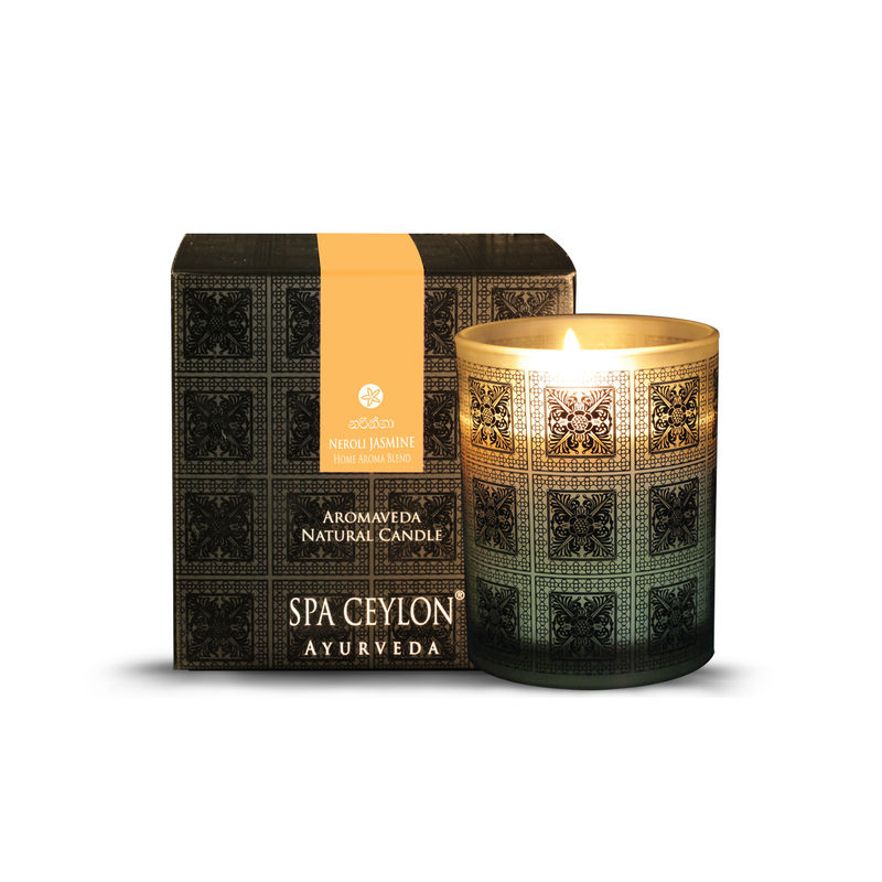 Spa Ceylon Luxury Ayurveda Neroli Jasmine Aromaveda Natural Candle