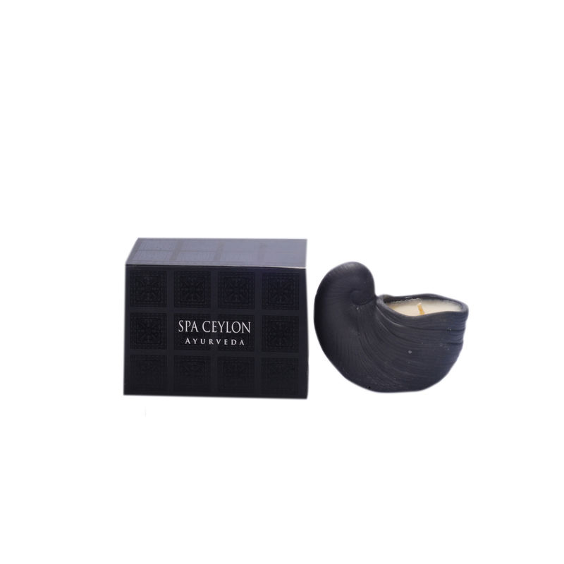Spa Ceylon Luxury Ayurveda Lemongrass Mandarin Black (B) Candle