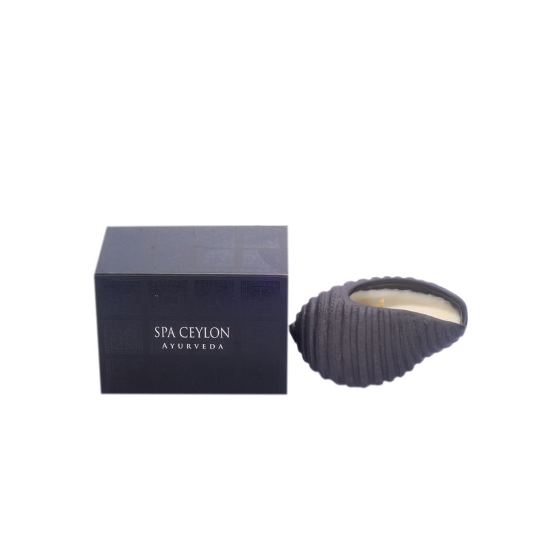 Spa Ceylon Luxury Ayurveda Cardamom Rose Black (C) Candle