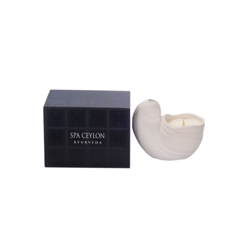 Spa Ceylon Luxury Ayurveda Cardamom Rose White (B) Candle