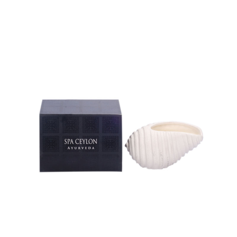 Spa Ceylon Luxury Ayurveda Caramom Rose White (C) Candle