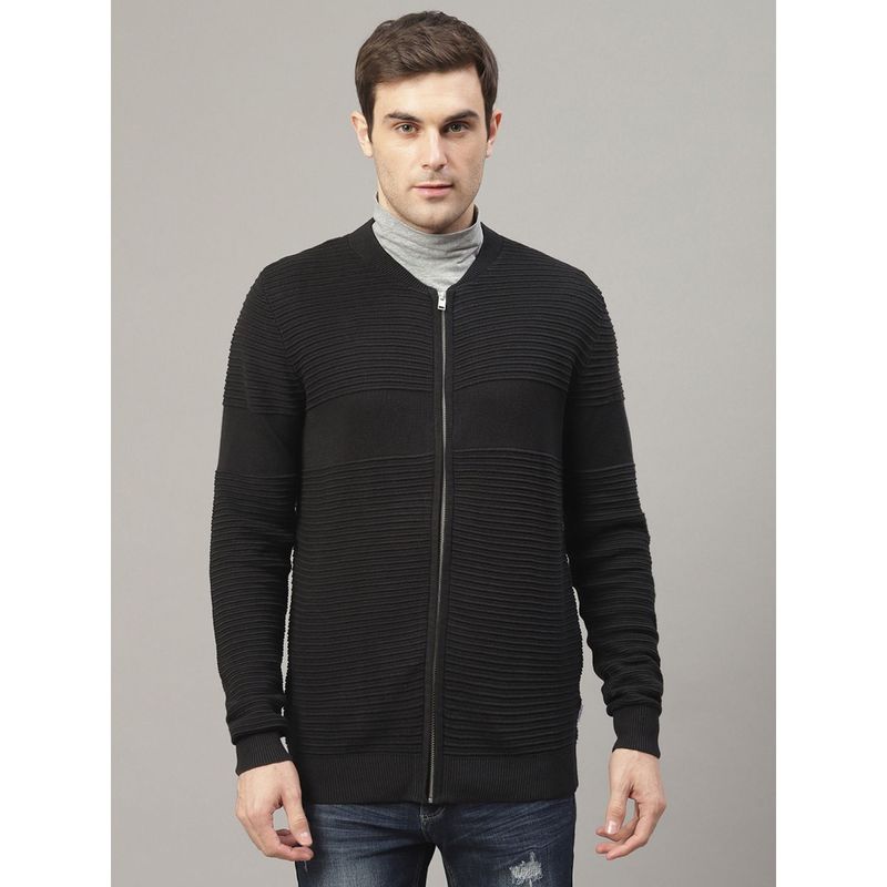 LINDBERGH Black Solid Sweater (XL)