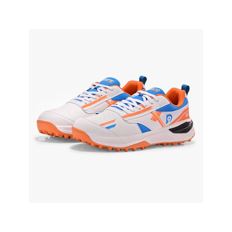 DNINE Men Orange DNINE Blaster Rubber Studs Cricket Shoes (UK 10)
