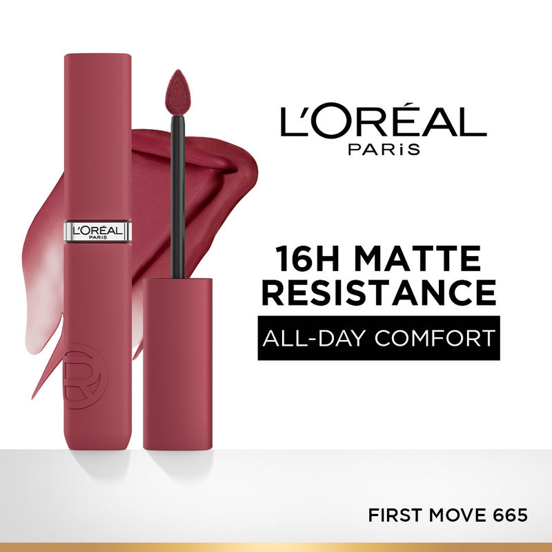 L'Oreal Paris Infallible Matte Resistance Liquid Lipstick - 665 First Move