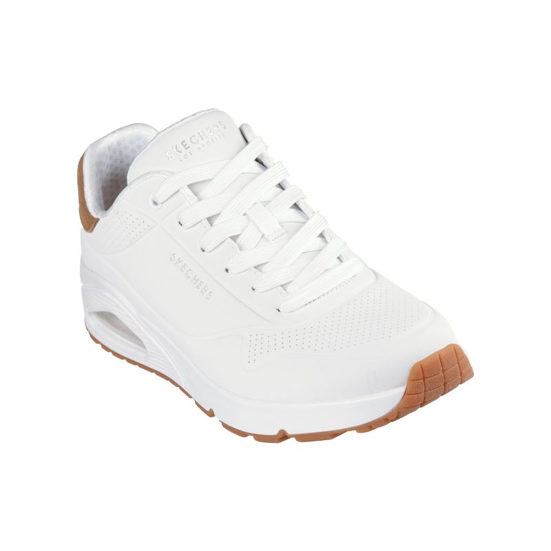 SKECHERS Men Uno - Suited On Air White Casual Sneakers (UK 9)